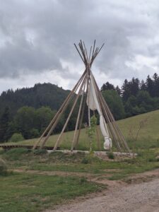 Stangen stehen